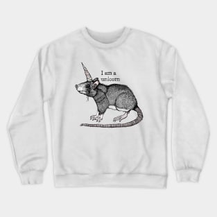 Unicorn Rat Crewneck Sweatshirt